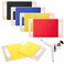 Noamus 4 Pack Rebreakable Punching Board with Handles, 16.5"x9" Taekwondo Karate MMA Boards, Reusable Plastic Training Breaking Boards, Martial Arts Boxing Training Equipment for Kids Adults, 4 Levels