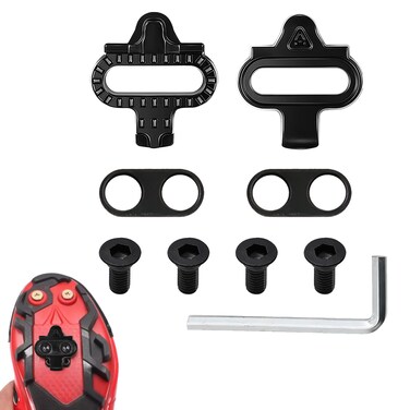 weigongr SPD Cleats, SPD Clips for Cycling Shoes Compatible with Shimano MTB SPD Pedals Cleat Set for Indoor Cycling Outdoor Road Cycling Mountain Biking