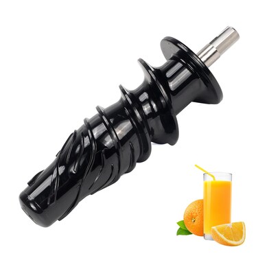 Juicer Replacement Part Black Auger for Omega Masticating Single Ultem Gear, PSCREW846 Compatible with omega NC800 NC900 8004 8006 Juicers