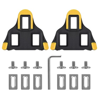 BOLANY SPD SL Bike Cleats, Road Bike Cleats Compatible with SPD-SL SM-SH11 (6 Degree Float) Bike Replacement Cleats, Outdoor Indoor Cycling &amp; Road Bike Cleat Set, Compatible with SPD SL Pedals