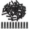 50pcs Bike Cable End Caps, Black Bicycle Cable Ends Crimps, Bike Brake Cable End Caps Bike Brake Cable End Tips Cycling Caps Shifter Inner Cable Tips Wire End Cap Crimps for Road Mountain Bicycle