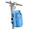 FINPAC Cup Holder for Bike, Universal Water Bottle Holder with Phone Pockets for Stroller Walker Golf Cart Rollator and Electric Scooter Handlebars, Drink Holder for Outdoor, Biking - Blue