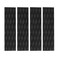 Villozxiny 4 Piece EVA Surfboard Deck Traction Pads Non-Slip Front Traction Pad Grip Mat for Surfing,Surf Boards, Stomp Skimboards, Funboard, Fish Board, Black