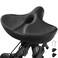 Oversized Bike Seat for Peloton Bike &amp; Bike+, Comfort Bicycle Seat Replacement for Men &amp; Women, Extra Wide Bike Saddle Compatible with Peloton, Echelon, Exercise, Electric, Cruiser Bikes (Black)