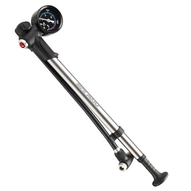 BOLANY High Pressure Shock Pump, 300 PSI Max Bike Pump with Gauge for Fork &amp; Rear Suspension Mountain, Road Bikes and Motorcycle, Precise-Adjust Air Release Button