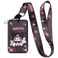 Kuluomi Cute Badge Card Holder with Lanyard, ID Credit Card Holder Purse Pouch Card Case Neck Pouch Wallet Durable Card Holder for Students Teens
