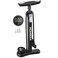 MOHEGIA Bike Floor Pump with Gauge,Air Bicycle Pump Inflator with High Pressure 160 PSI,Fits Schrader and Presta Valve