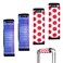 Cosmos 4 Pcs Luggage Handle Wraps Soft Neoprene Grip Handle Cover Detachable Luggage Identifier for Luggage Suitcase Travel Bag Trolley Case Travel Accessories