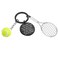 BNQL Tennis Keychain Gifts for Tennis Players Tennis Team Gifts for Tennis Lover Tennis Balls Keychain (black)