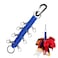 Hooshing 2PCS Cheer Bows Holders Handmade Paracord Keychain Cheer Bow Accessories for Teen Girls High School Sports Cheerleading, Royal Blue