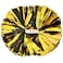 KINGON 2 Pack Cheerleading Pom Poms Fluffy and Full, with Upgraded Baton Handle for Team Spirit Sports Dance Cheering Kids Adults, Blue Silver and Red