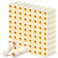 Leumoi 200 Pcs 4 Inch Mini Paint Roller Bulk Small Microfiber Roller Cover 1/2" Nap for Paint Roller Brush for House Painting Supplies DIY Craft Home Wall Repair Tool Kit Set(Yellow)