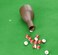 Tiekerbilir Billiard Tally Bottle Plastic Pool Shaker Bottle Kelly Pill, Billiard Table Kelly, Pool Shaker Pea Bottle with 16 Numbered Peas.