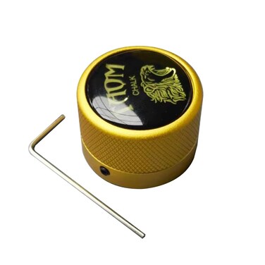 YEUEK TAOM Pool Chalk Holder Round Shaped Practical Tool Billiards Accessories Magnetic Mini Chalk Tip Case Container Round Box Billiards