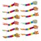 12 Pcs Chinese New Year Paper Dragon Decorations 3D DIY Chinese Paper Dragon Party Decorations for Spring Festival Party Craft Set Supplies