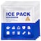 Blue Ice Packs for Coolers, Shipping and Lunch Box   Cold for Up to 48 Hours   Slim Size Long-Lasting Reusable Ice Pack   Gel Freezer Packs for Camping, Beach, Fishing, Shipping Food (4&quot; X 4&quot; 24pcs)