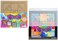 Dylusions by Dyan Reaveley Square Puzzle Artboard Frame and Coordinating Template Stencil, Bundle of 2 Items, kraft