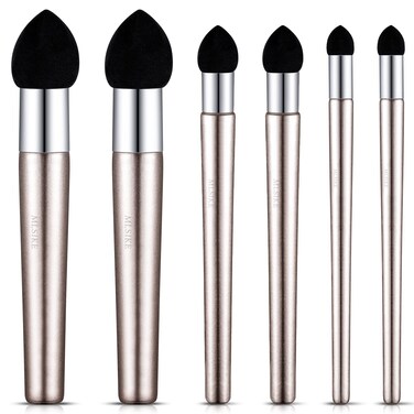 Teling 6 Pcs Artist Blending Sponge Pen Reusable Sketch Rubbing Sponge Brush Washable Drawing Correction Sketch Tool for Artist Student Charcoal Powder Drawing Correcting Smudge Smear, 3 Size