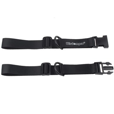 Wisdompro Backpack Chest Strap, Heavy Duty Adjustable Backpack Sternum Strap Chest Belt with Quick Release Buckle for Hiking and Jogging - with Slide Locks (Black)