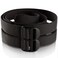 M-Tac Pack of 2X Utility Strap for Backpack Tactical Lashing for MOLLE Gear Plastic Buckle (Black, 50 inches)