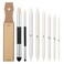 Blending Stumps for Drawing, 9PCS Tortillions Blending Pencil Oil Pastel Blending Tools Soft Paper Felts Sketch Blending Sticks Blending Sponge Pens and Sandpaper Pencil Sharpener Drawing Supplies
