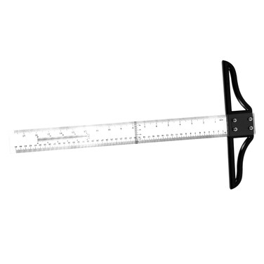 Square Marking Ruler for Drafting T Square Ruler for Woodworking and Art Supplies Professional Measuring Tool for Architects and Designers
