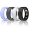 SZJCLTD 4 Pack for Oura Ring Protector/Galaxy Ring Protector, Anti-Scratch Protective Elastic Silicone Oura Ring Cover for Oura Ring Gen 3 Smart Ring Working Out Gym