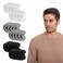 6pcs Silicone Jaw Exercisers, Flexible Jaw Trainer Strengthener Comfortable Jaw Exerciser Tool Portable Facial Exerciser Reusable Jaw Muscle Exerciser for Men And Women(3 Colors)