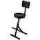Colingmill Guitar Chair with Back Support Adjustable Stool Guitar Stool Drum Stool Deluxe Throne with 4 Point Height Adjustment System Guitar Seat Musician Chair for Drummer Guitarist Musician Stool