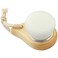 Jaasuee Soft Bristle Facial Cleansing Brush for Deep Pore Cleaning, Travel-Friendly Face Beauty Brush with Ergonomic Handle, Brown