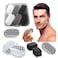 Jawline Exerciser 6pcs Jawline Shaper Silicone Muscle Strengthener 3 Resistance Levels Jaw Trainer for Double Chin Chewing Trainer Tool Face Sculptor for Women Men