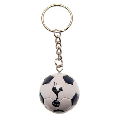 Tottenham Hotspur FC Soccer Ball Keyring (One Size) (White/Blue)