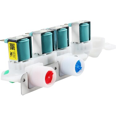 5304511334 Washer Water Inlet Valve replacement for Frigidaire FFTW4120S FFTW4120SW FFTW4120SW0 FFTW4120SW1, Replace 33090115 5304526580 5304536496 5304536938 Washing Machine Inlet Valve Parts