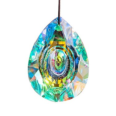 H&amp;D HYALINE &amp; DORA 89mm/3.5in Hanging Chandelier Crystals Prisms for Window Suncatchers Chandelier Parts Rainbow Maker Pendants
