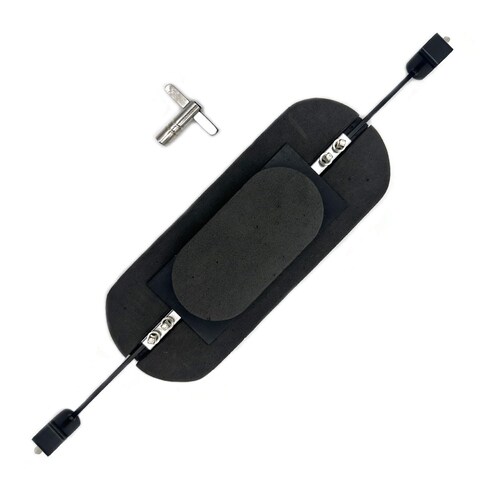 TUOREN Bass Drum Mute Pad Device with Drum Tuning Key, Kick Drum Mute Pad for Silent 18&quot; to 26&quot; Bass Drum, Rubber Drum Mutes Pack Kick Drum Practice Pad for Drum Muffling