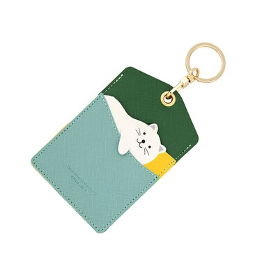 XINGYUXUXIN Keychain Bus Card Holder Portable Keyring Card Holder Creative Card Holder with Keychain for Bus Card Bank Card Credit Card Id Card Key