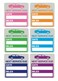 2x2 inch Oil Change Stickers 60 Labels Oil Change Service Reminder Static Cling Stickers 6 Colors