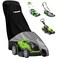 Lawn Mower Cover,Heavy Duty 420D Polyester Oxford Push Mower Cover,Waterproof,UV Protection Universal Fit Push Lawn Mower with Drawstring &amp; Cover Storage Bag,Lawnmower Covers for Outdoor Waterproof