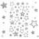 6 Sheets Glitter Silver Star Stickers Self-Adhesive Stickers Stars Assorted Star Labels Small Star Stickers for Photo Albums DIY Crafting Kids Reward Classroom Teacher Supplies