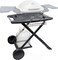 Portable Grill Cart for Weber Q Series Gas Grills and Ninja Woodfire Grill OG700 Series, Portable Grill Stand for Weber Q1200, Q1000, Q2200, Q2000, Q2400, Folding Grill Cart for Outdoor BBQ