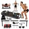 HOTWAVE Portable Exercise Equipment with 16 Gym Accessories.20 in 1 Push Up Board Fitness,Resistance Bands with Ab Roller Wheel,Pilates Bar.Strength Training for Man,Full Body Workout Machine at Home