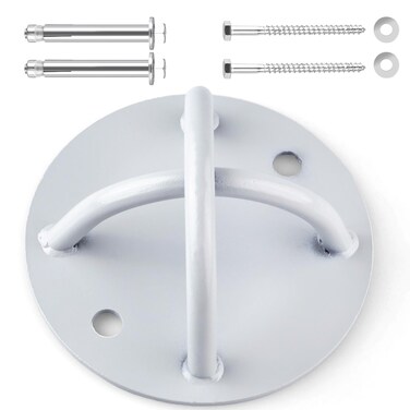 SKYPHAROS Ceiling Anchor X Mount, 1 Pcs Stainless Steel Training X Mount - 1000lb Secure Suspension Trainer Ceiling Anchor Wall Mount Bracket for Gymnastic Rings, Yoga Swings, Boxing Equipment