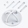 HTHOOOOOME Home Suspension Training Kit Wall Mount for Suspension Straps, Ceiling Anchor X Mount for Body Suspension Straps, Weight Strength Training Systems, Yoga Swings &amp; Boxing Equipment