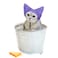 2 Pack Cat Shower Caps Waterproof Bath Cap for Washing Bathing Raining Cats Ears Cover Guard Prevent Moisture and Water