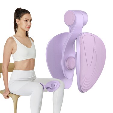 ZONRIBIN Thigh Master - Thigh &amp; Hip Strengtheners,Thigh Toner &amp; Butt, Leg, Arm Toning Master Equipment for Home Gym Workout (Purple)