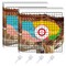 Tlswshsy 20 Pcs Animal Shooting Paper Target, 16&#39;&#39;x16&#39;&#39; Hunting Deer Target with Target Pegs, Highly Visible Deer Vital Organ Shooting for Hunting Archery Practice Targets Holder