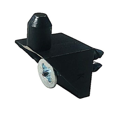 ReplacementScrews Black Shelf Support Pins Compatible with IKEA Part 139199 (Pax, KOMPLEMENT) (Pack of 8)