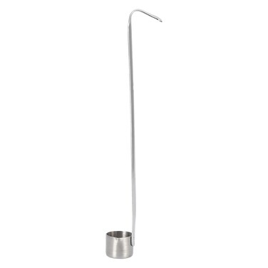 Stainless Steel Wine Ladle, Spoon Dipper Sauce Ladle Beer Pouring Measure Flat Bottom With Hook Long Handle Kitchen Oil Measuring For Pouring Oil Wine Vinegar And Soy Sauce (250ML)