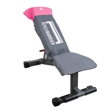 BENCHBARRIER Protective Microfiber Fitness Equipment Cover for Working Out   Multipurpose Use, Sweatproof &amp; Odor Free Design   No Slip Design   Built-In Storage Pockets