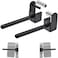 Kipika Weight Plate Holder for 2x2 Power Rack with 5/8" or 1" Hole - Power Rack Attachment for Weight Plates - Weight Storage Rack for Power Rack - Fit Standard 1-inch weight plates - Set of 2